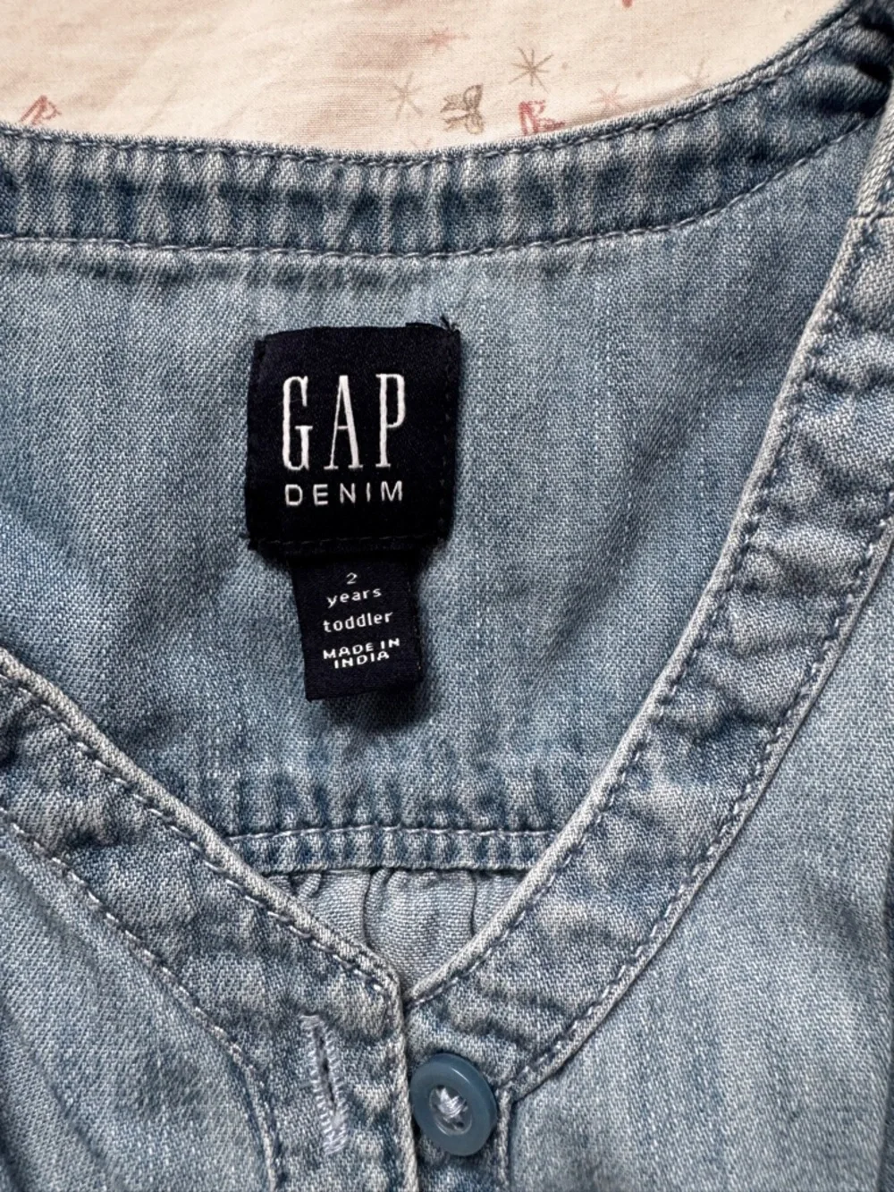 Toddler Girls Size 2 Denim Romper Bundle | Gap + Cat & Jack | Preppy Summer